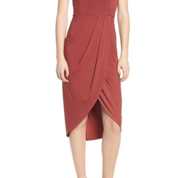 Soprano Pleated Wrap Dress - Picture 1 of 6
